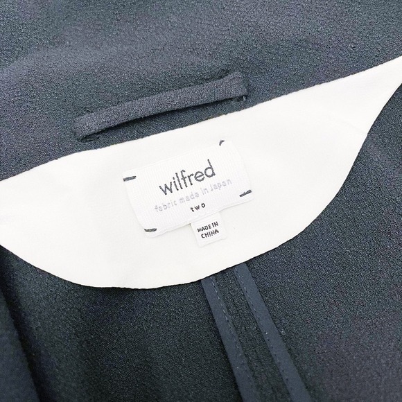 Wilfred Black Classic Open Blazer Style DCR4-4079-33 SZ2 - Picture 5 of 8